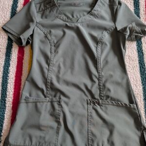 Cherokee Infinity Olive Scrub Set - Women's XXS Top And XS Pants